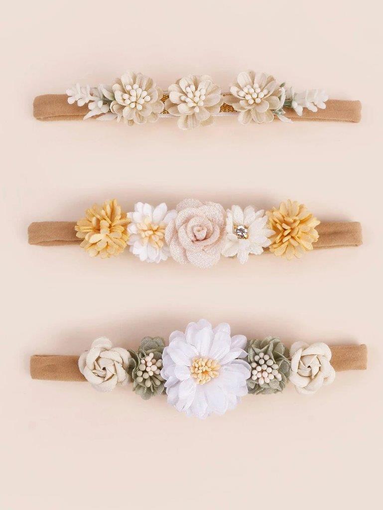 Baby 3 Piece Headband Set Mix 2