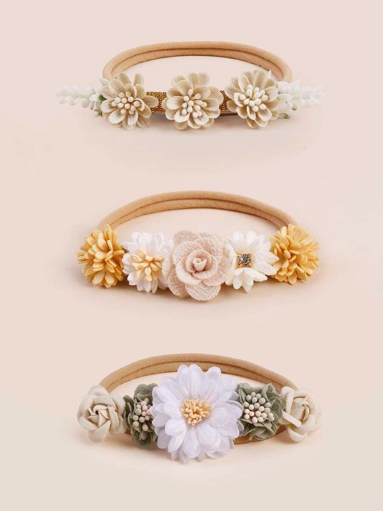Baby 3 Piece Headband Set Mix 2