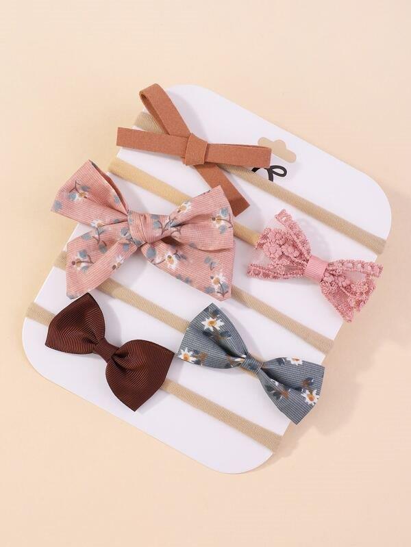 Baby 5 Piece Headband Set mix 5