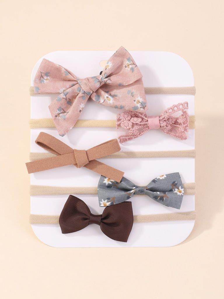 Baby 5 Piece Headband Set mix 5