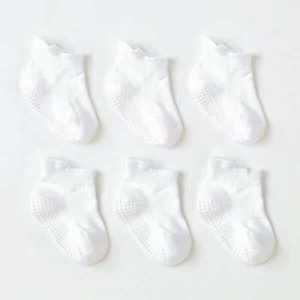 Baby Set of 5 Anti Slip Socks (6-12M)