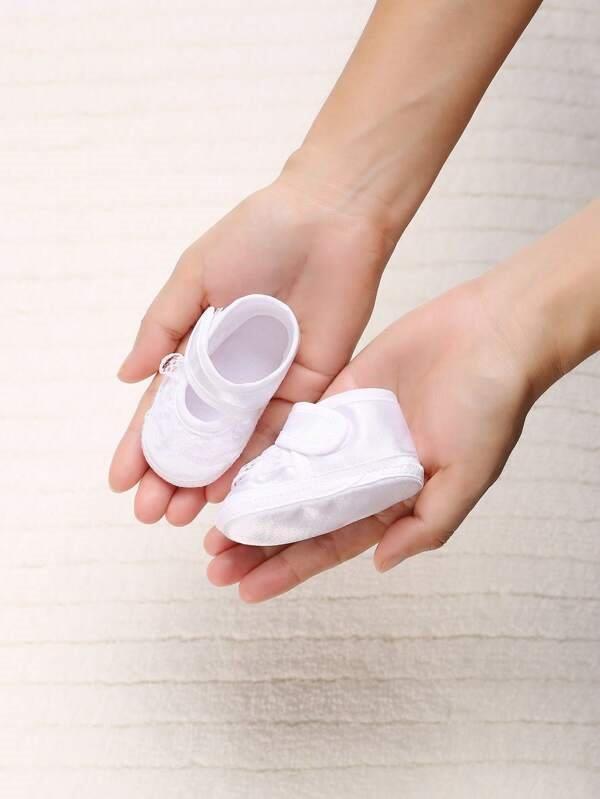 Baby Newborn White Shoes style 1
