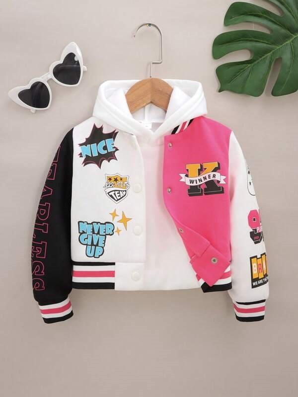 Toddler Girls Varsity Jacket