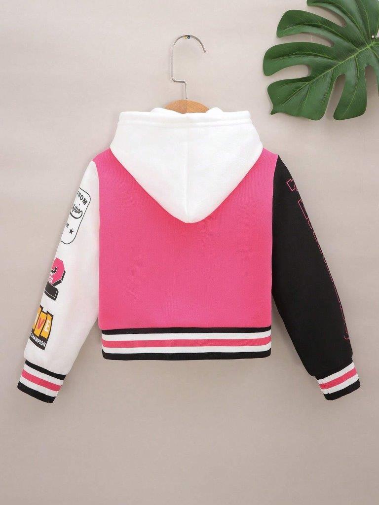 Toddler Girls Varsity Jacket