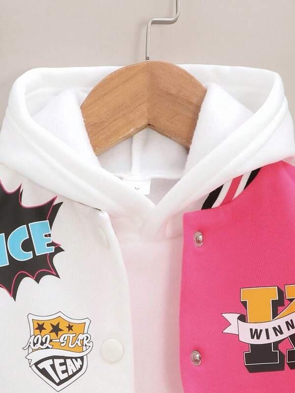 Toddler Girls Varsity Jacket
