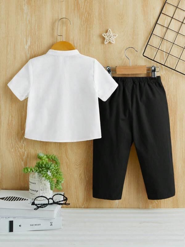 Baby Pocket Shirt And Pants Set
