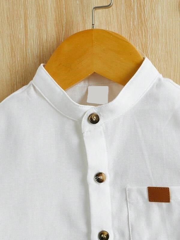 Baby Pocket Shirt And Pants Set