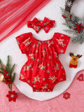 Baby Christmas Bodysuit Set