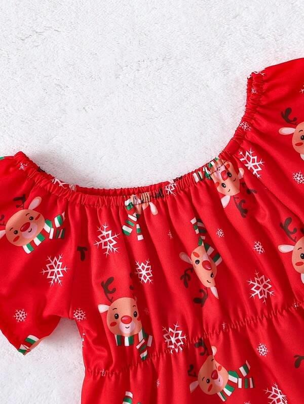 Baby Christmas Bodysuit Set