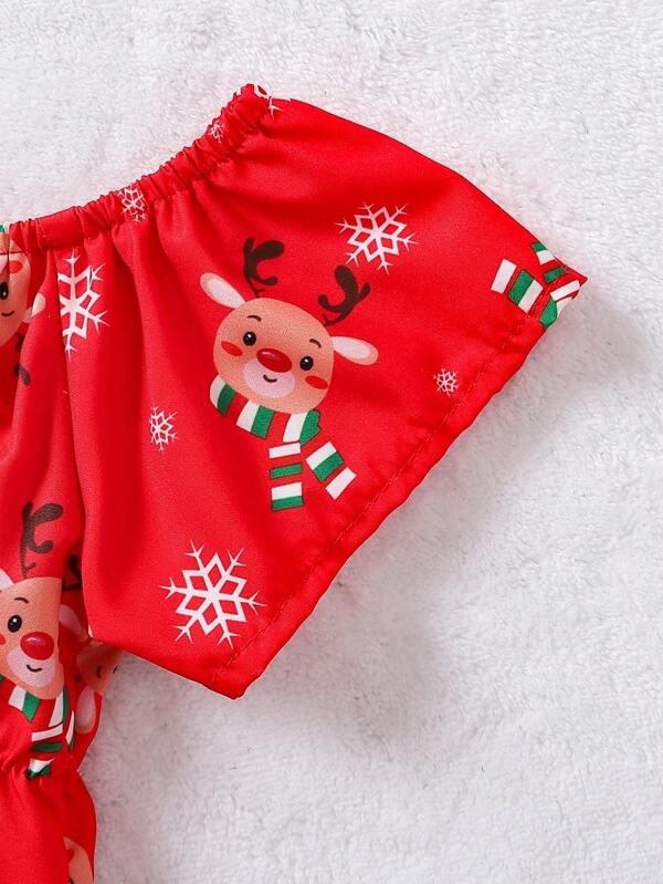 Baby Christmas Bodysuit Set