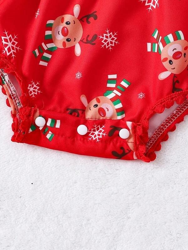 Baby Christmas Bodysuit Set