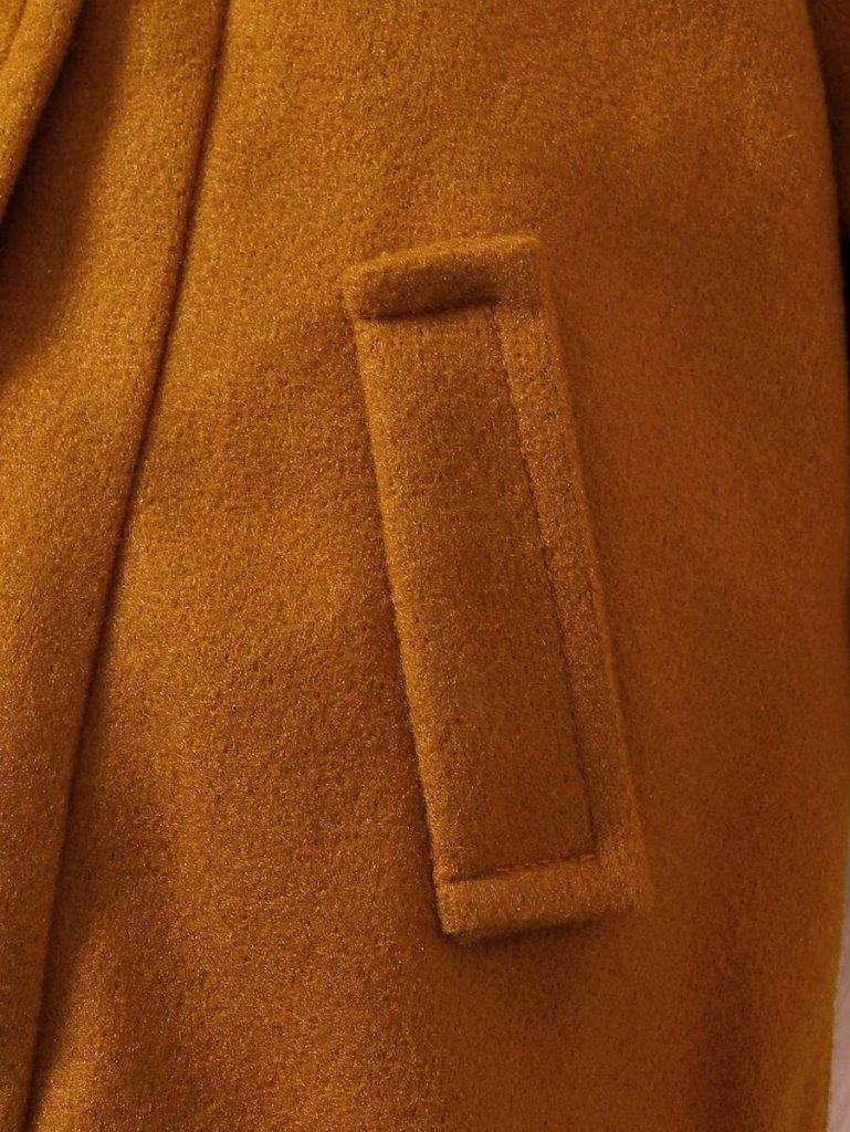 Baby Ruffle Trim Overcoat