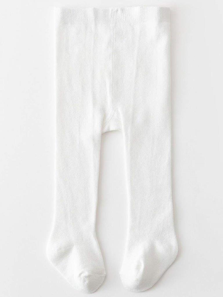 Baby Solid White Tights 1-2 Years