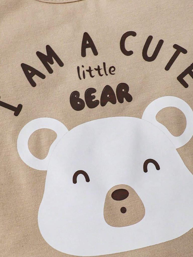 Baby 5 Piece Graphic Bear Set
