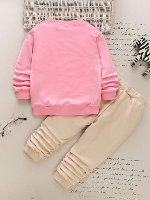 Toddler Girls Unicorn Pullover And Pants Set