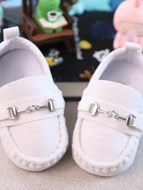 Baby Chain Slip On White
