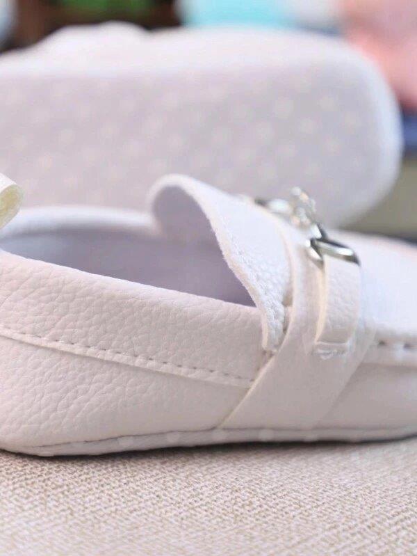 Baby Chain Slip On White