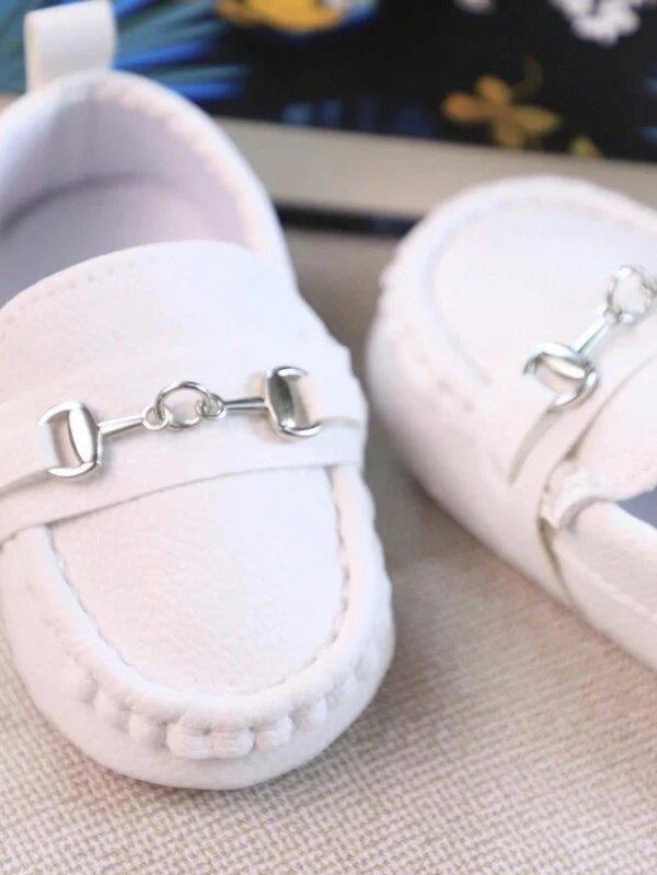 Baby Chain Slip On White