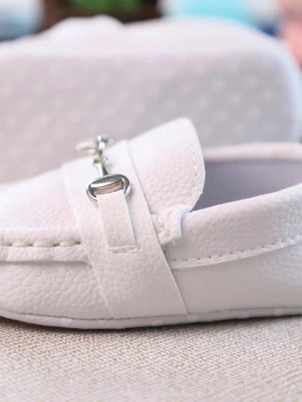 Baby Chain Slip On White
