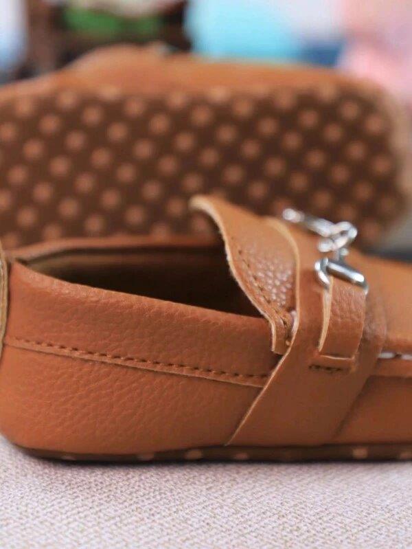 Baby Chain Slip On Coffee Brown