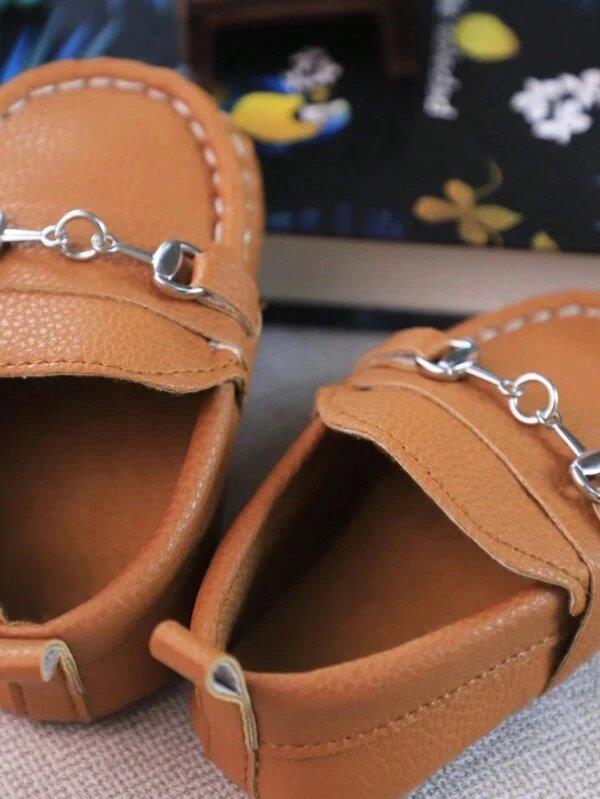 Baby Chain Slip On Coffee Brown