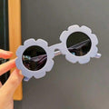 Kids Flower Sunglasses Blue