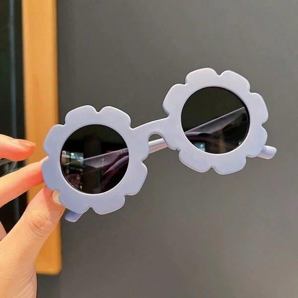 Kids Flower Sunglasses Blue
