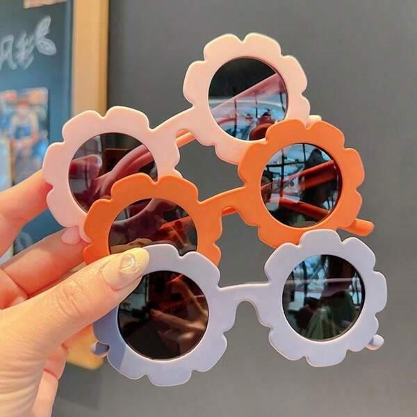 Kids Flower Sunglasses Pink
