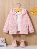 Baby Heart Pink Fluff Jacket
