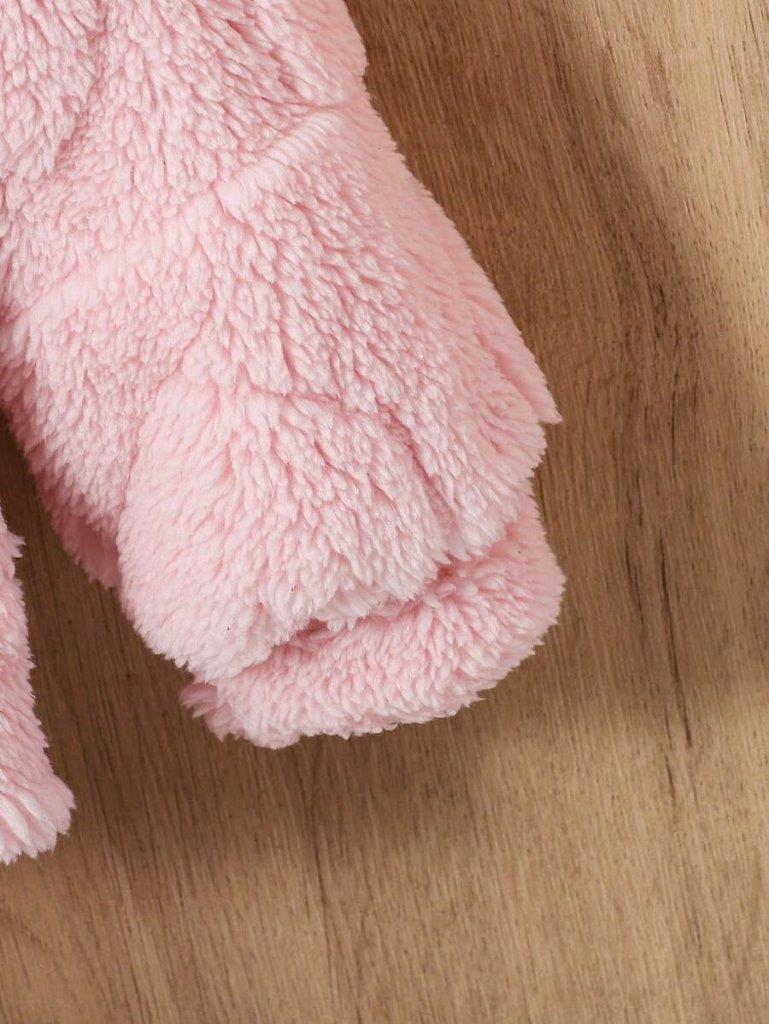Baby Heart Pink Fluff Jacket