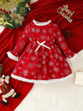 Baby Snowflake Christmas Dress
