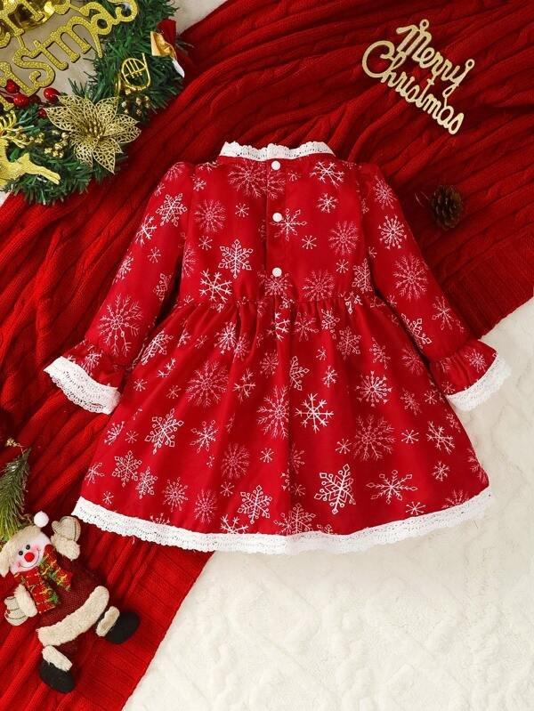 Baby Snowflake Christmas Dress