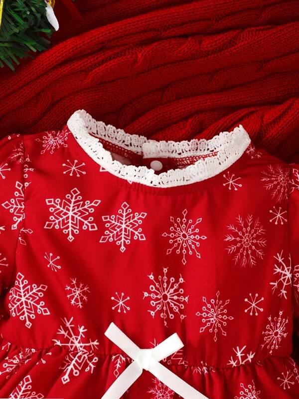 Baby Snowflake Christmas Dress