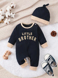 Baby Little Brother 2 Piece Set Royal Blue