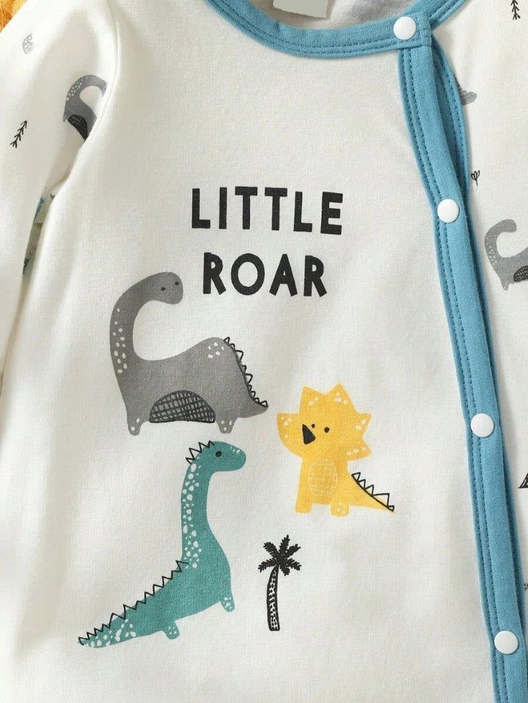 Baby Dino 4 Piece Jumpsuit Set
