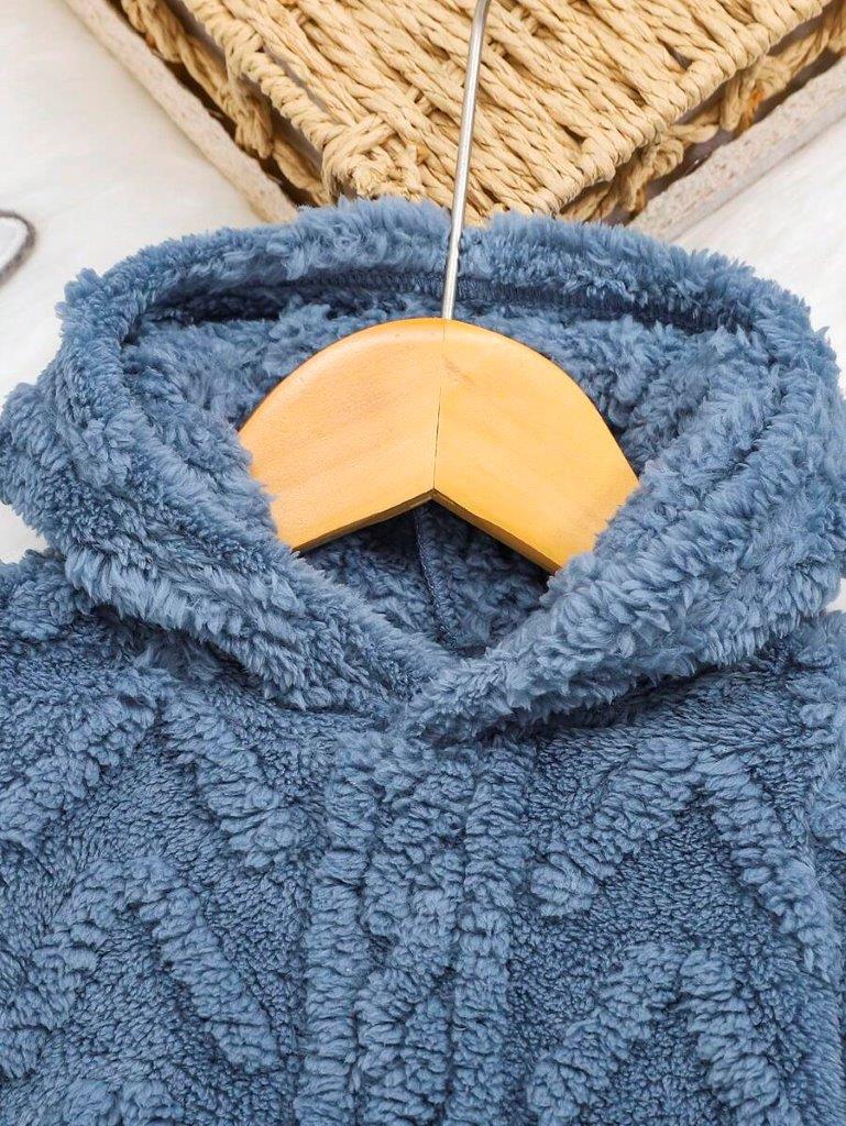 Baby Dusty Blue Pattern Sweatshirt