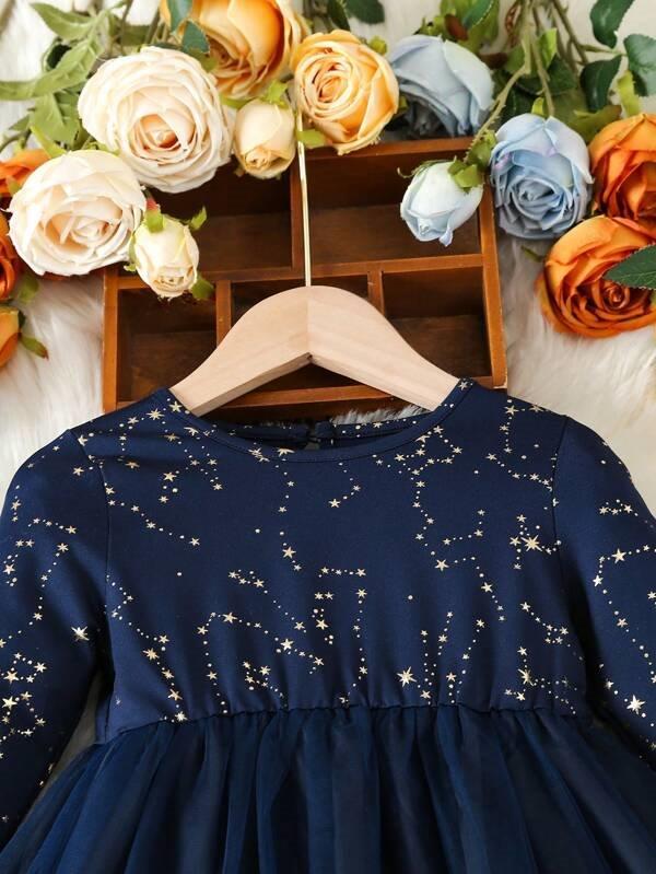Toddler Navy Star Dress