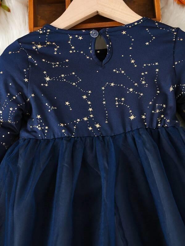 Toddler Navy Star Dress