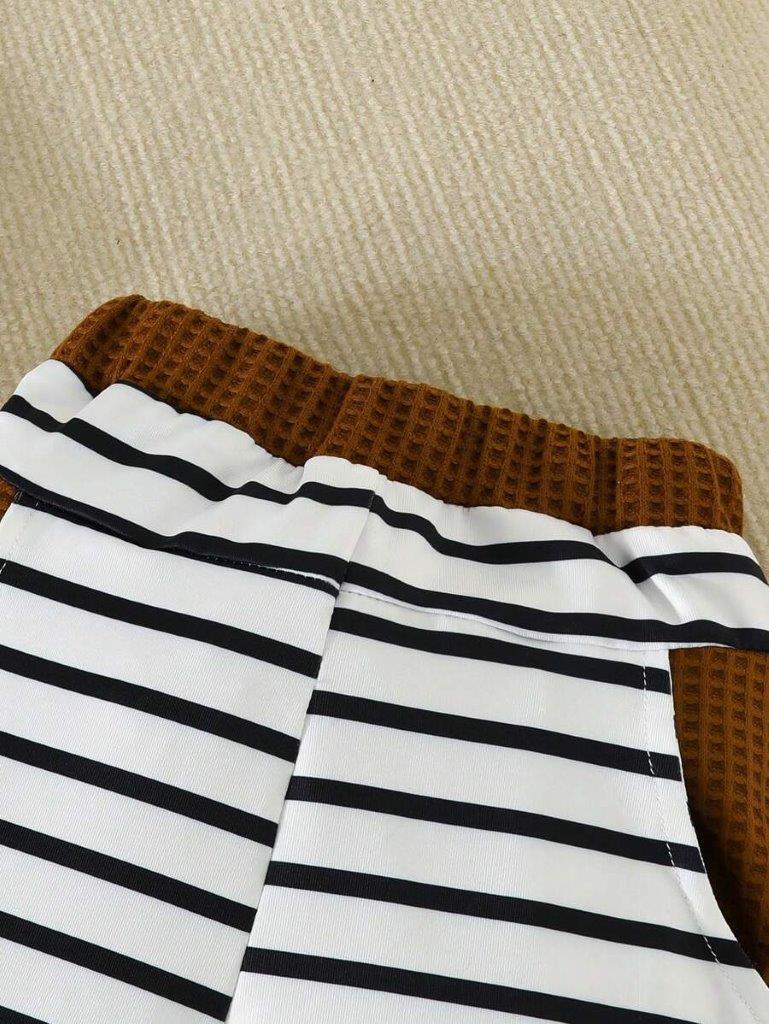 Baby Cartoon Graphic Pullover And Pants Set