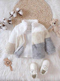 Baby Zip Up Teddy Jacket Without Tee