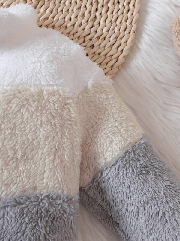 Baby Zip Up Teddy Jacket Without Tee