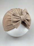 Baby Bow Turban Coffee Brown