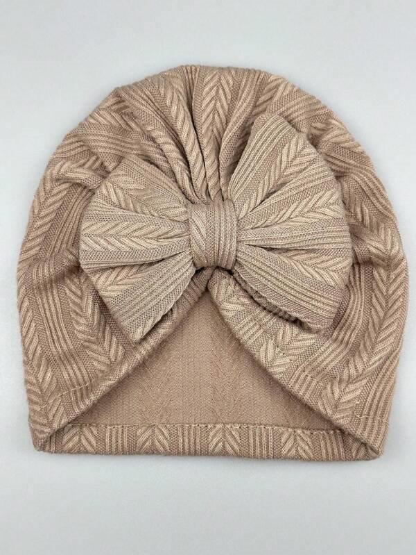 Baby Bow Turban Coffee Brown