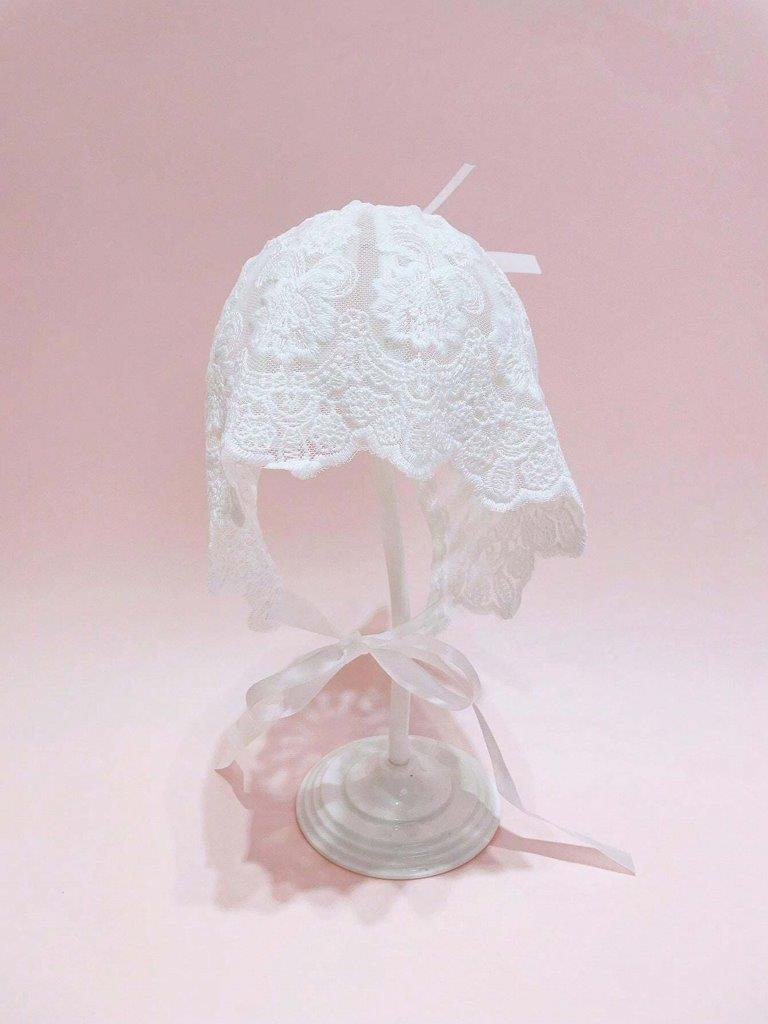 Baby Vintage White Lace Hat