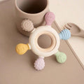 Baby Easy Clean Silicone Teether Multi Colour