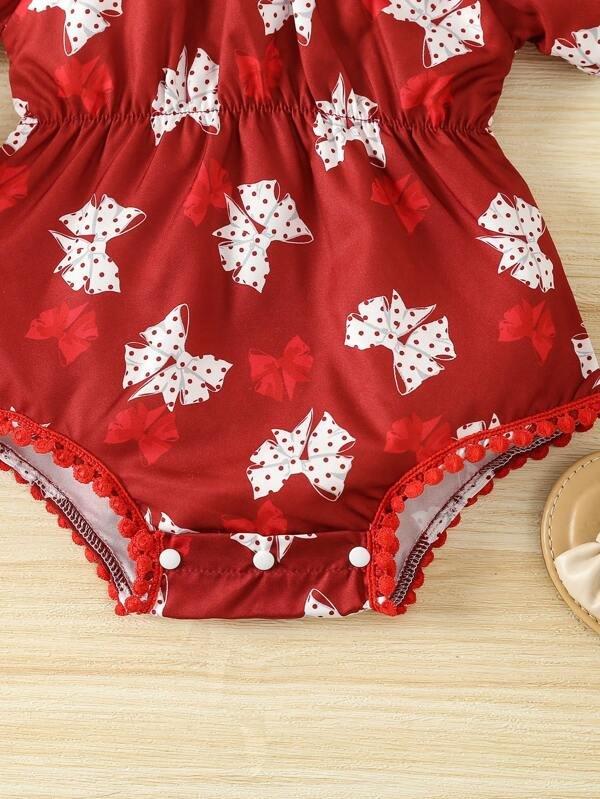 Baby Bow Bodysuit Set