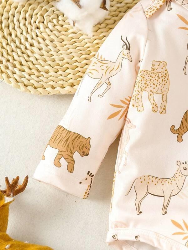 Baby Animal Print 3 Piece Set