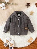 Baby Button Up Knitted Jersey
