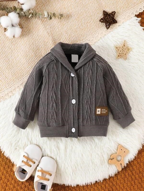 Baby Button Up Knitted Jersey