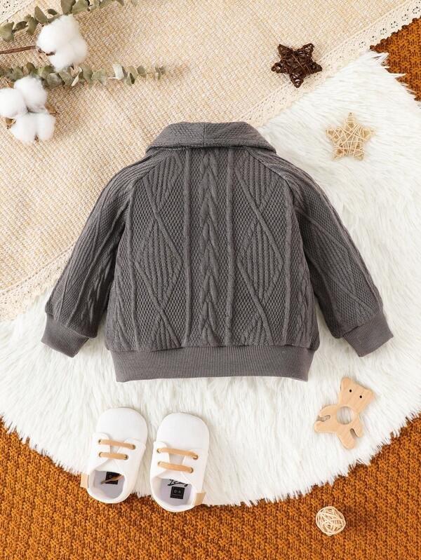 Baby Button Up Knitted Jersey